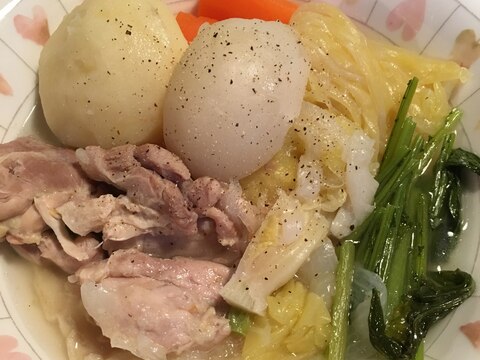 隠し味は昆布 野菜たっぷりポトフ